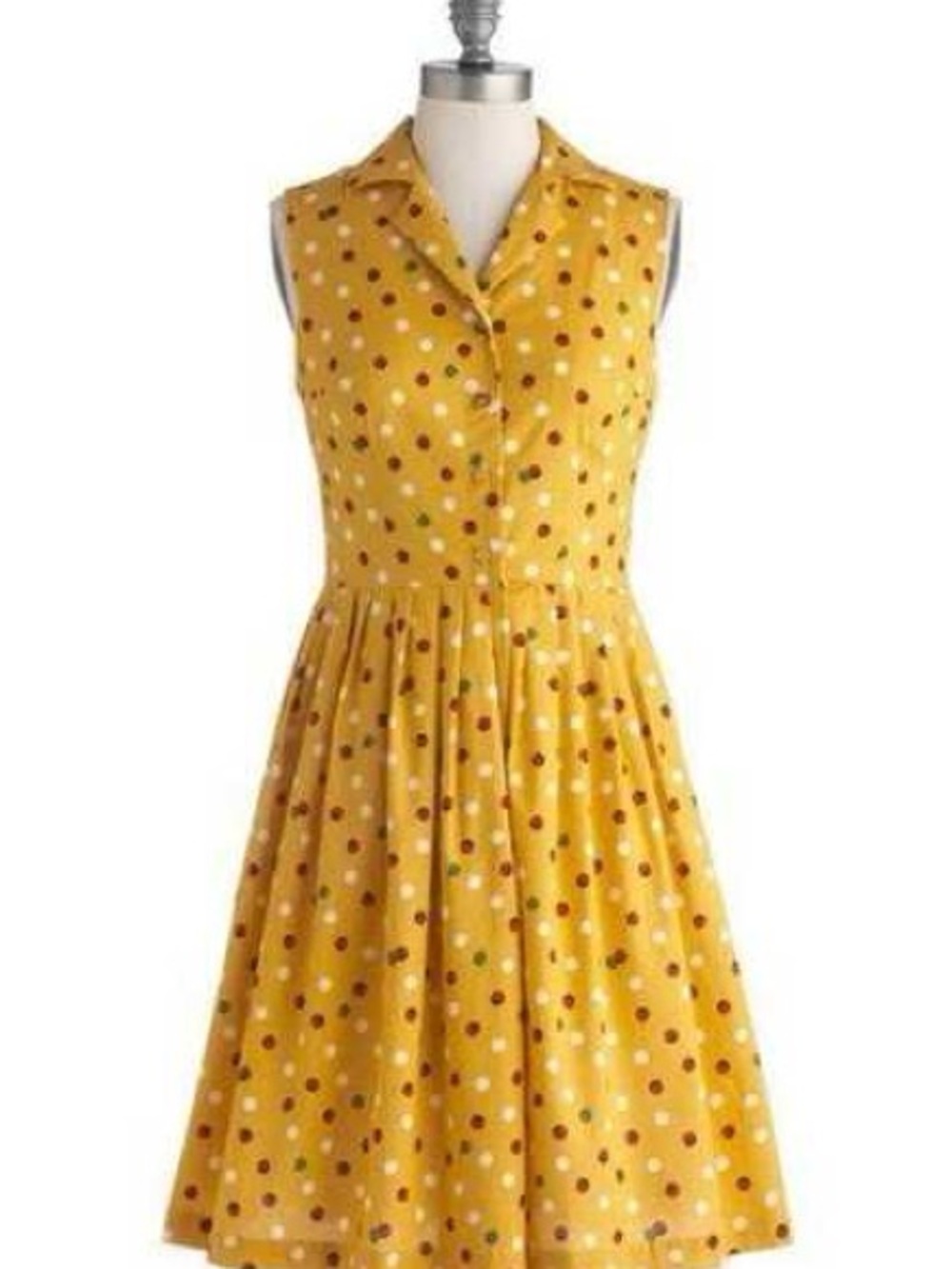 Bea & Dot by Modcloth Ladybug Clover Polka Dot Dress 1X